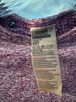 Gymshark Womens Short Sleeve Seamless Tee - Maroon Heather thumbnail 2