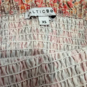 Baltic‎ Born Ida Peplum Top in Pink Multi Floral Size XS thumbnail 2