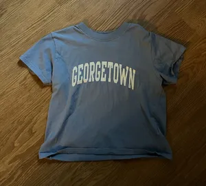 Brandy Melville Georgetown Tee Sky Blue thumbnail 1