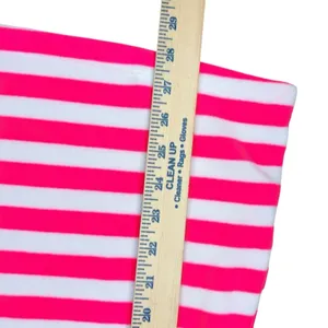 NWT Dudley Stephens S Pink‎ Striped Cobble Hill Vello Fleece Mock Neck Pockets thumbnail 6