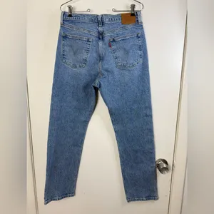 Levi’s big E reproduction button fly 501 straight blue jeans 30 thumbnail 7