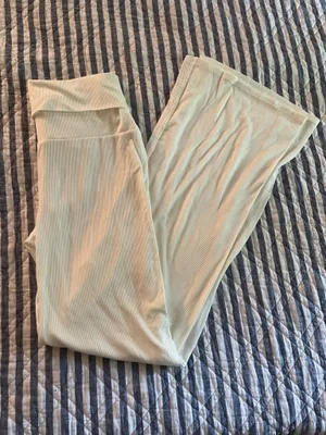 Skims Soft Lounge Ribbed Fold Over Pant in Marble Size Large NWT MSRP $68 thumbnail 8
