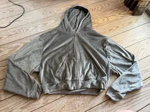 SKIMS Velour Zip-Up Hoodie size L - no size tag thumbnail 1