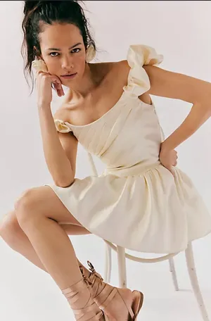 LoveShackFancy Cailey Dress ivory thumbnail 1