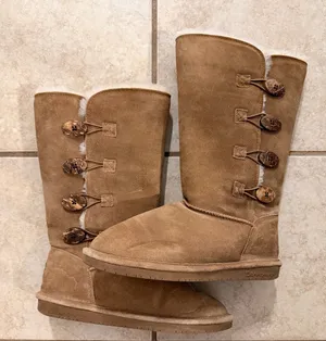 BEARPAW Lori Hickory II Tall Shearling Boots thumbnail 1