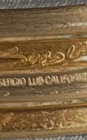 Sergio Lub Vintage  Copper/Silver Cuff Bracelet thumbnail 6
