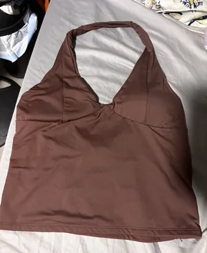 Rock Rose Couture Halter top pink rose thumbnail 1