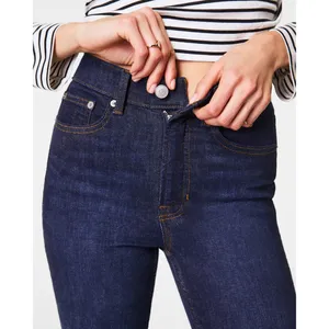 SPANX ReDefine Slim Straight Jeans Hayward Wash Dark Indigo High‎ Rise 10 thumbnail 3