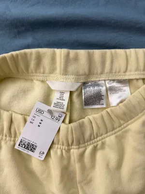 Yellow H&M Sweat Shorts thumbnail 3