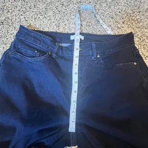 Croft & Barrow‎ Women's Dark Wash Denim Cropped Wide Leg Jeans Size 8 thumbnail 5