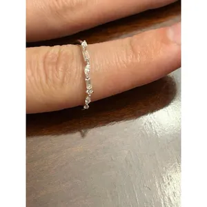ring band sterling silver 925 beautiful unique lot a38 size 7.25 thumbnail 4