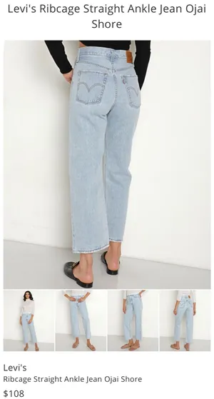 Levi’s Jeans Ribcage Straight Ankle Women’s thumbnail 4