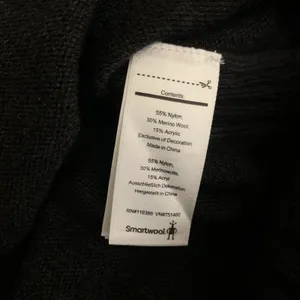 Smartwool Charcoal Ribbed Knit Long Sleeve‎ Pullover Thermal Sweater Small thumbnail 4
