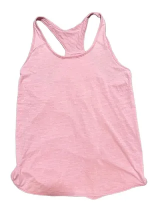 Lululemon Twist Back Tank Top Pink Size M thumbnail 1