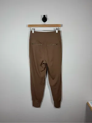 Athleta Venice High Rise Jogger Pant Brown Athleisure Travel Size Small thumbnail 6