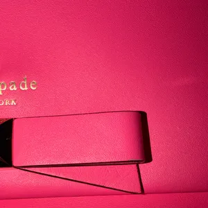 Kate Spade Vibrant Pink Clutch with Bow Accent thumbnail 7