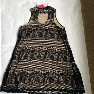 NWT Xhilaration Black Lace Swing Dress thumbnail 4