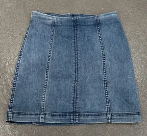 Free People Denim Blue Women's Skirt thumbnail 1