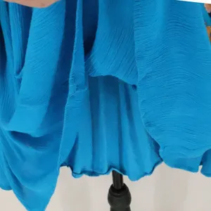 Free People Cora Embroidered Mini Dress Womens Size S Blue Boho Tassel Beachy thumbnail 4