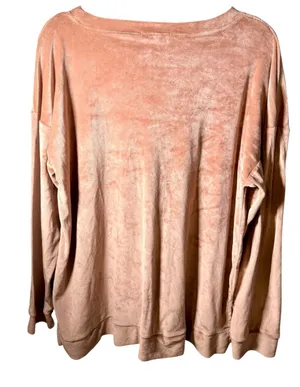Moral Fiber Women’s Butter Fleece Long Sleeve Boat Neck Top thumbnail 2