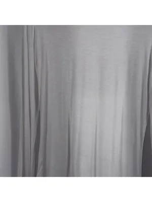 Active Basic White Mock Neck Long Sleeve Top L thumbnail 3