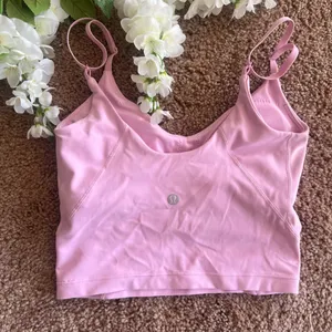 Pink Lululemon Align Cropped Tank Top thumbnail 2