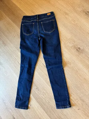 Seven7 Women's Mid-Rise Dark Wash Skinny Jeans Size 8 thumbnail 4