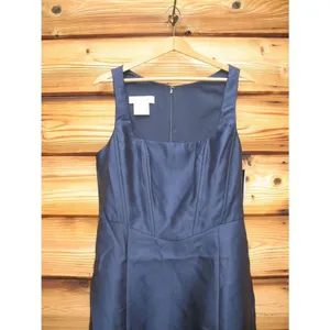 NWT Alfred Sung Blue Corset Satin Gown Dress Size 10 thumbnail 6