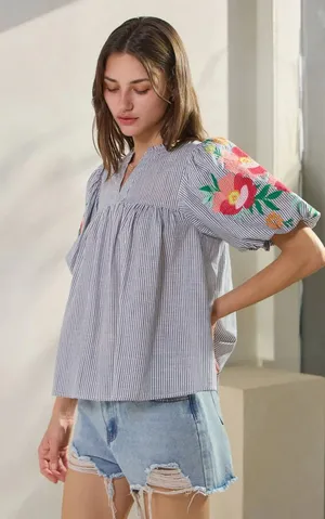 Oddi puff sleeve blouse thumbnail 1
