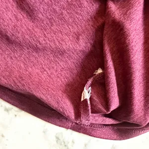 NWOT Quince Ultra-Soft Performance Long Sleeve Tee burgundy Sz S thumbnail 6