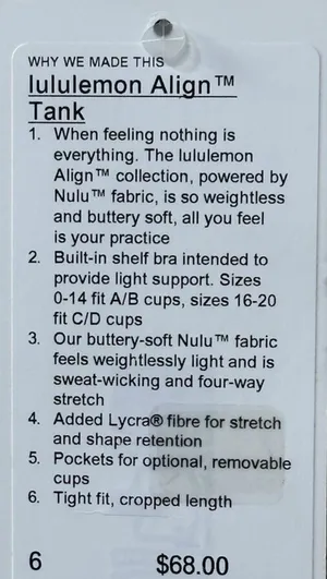 Lululemon Align Tank thumbnail 4
