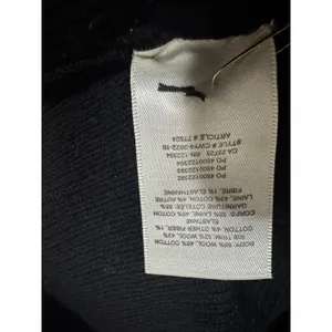 Aritzia Wilfred Black Ribbed Wool Blend Gold Button Front Cardigan Sweater XXS thumbnail 8