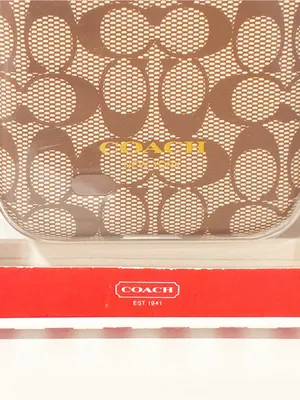 Coach Brown Signature C Samsung Galaxy S4 Hard Shell Case NEW thumbnail 2