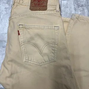Levi's 501 button fly vanilla yellow cream 31x32 thumbnail 6