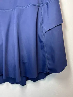 Zyia Active Skort Skirt Navy Blue Mini Pockets Golf Pickleball Athletic Size Lg thumbnail 3