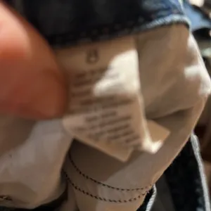 American eagle blue distressed denim shorts thumbnail 6