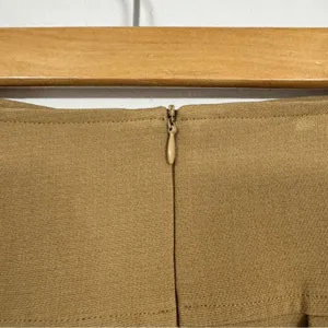 Boho Studio Tan Pleated Mini Skirt Womens S Skort School Girl Preppy Academia thumbnail 9