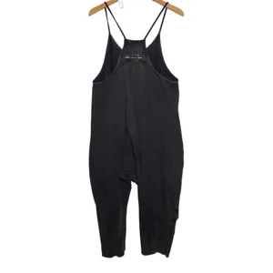 FREE PEOPLE MOVEMENT Hot Shot Jumpsuit Acid Washed Black Medium thumbnail 5