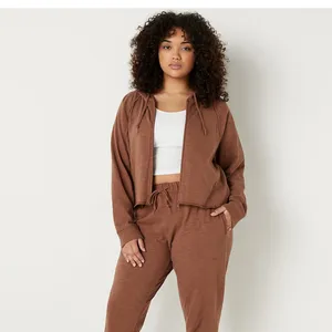 PINK Summer Lounge Cotton Zip‎ Ip Hoodie thumbnail 3