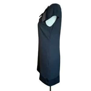 H&M Women Black Bow Accent Sleeveless Shift‎ Dress Size 6 LBD Cocktail Formal thumbnail 5