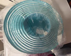 Turquoise Blue Wide Brim Mesh Bow Fascinator Sinamay Hat Style FMH312302 thumbnail 5