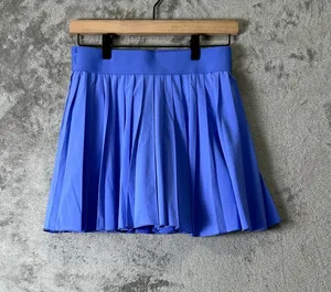 Aritzia TnaMOVE Love Skirt Purple Pleated Tennis Skort BuiltIn Shorts Pockets SM thumbnail 1