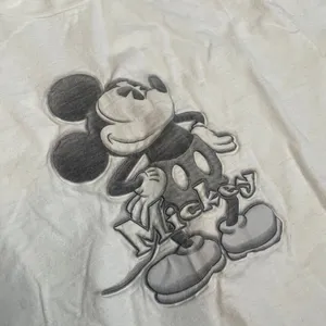 Vintage Disney Store Mickey Mouse Sketch Graphic T-Shirt White Made in USA‎ Med thumbnail 2