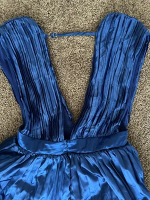 Cherley blue dress thumbnail 3