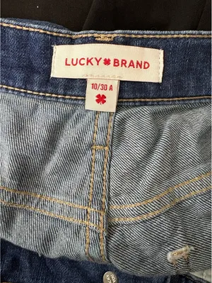 Lucky Brand Bridgette High Rise Skinny Jeans Blue XL Button Fly Pockets Denim thumbnail 5