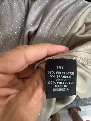 MSK Taupe Shimmer V-Neck Dolman Midi Dress thumbnail 7