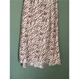 Abercrombie & Fitch Satin Midi Skirt Size XXS Abstract Cream Brown Tree Branches thumbnail 5