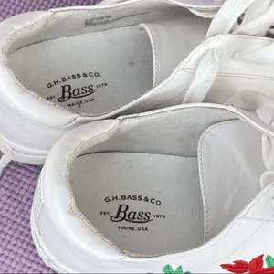G.H. Bass & Co. Siri Floral Embroidered Lace Up Sneaker White 9‎ thumbnail 10