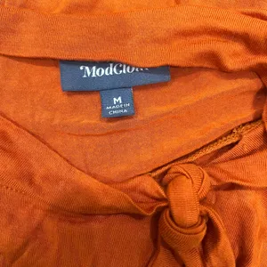 Modcloth Rust Sleeveless Top with Tie thumbnail 3