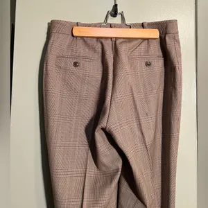 346 Brooks Brothers Women's Size 4 Wool Trousers Dress Pants Brown Tan Plaid thumbnail 6